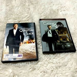 *DONATED* James Bond DVD Movie Bundle - Quantum of Solace & Casino Royale